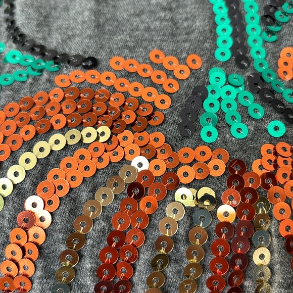 Pumpkin sequence long sleeve t like new - Picture 3 of 4
